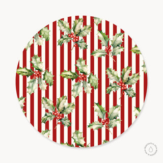 True Red Mistletoe Funda de Bajaplato Semi Impermeable