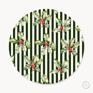 Green Mistletoe Funda de Bajaplato Semi Impermeable