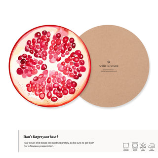 Funda de Bajaplato Pomegranate Slice