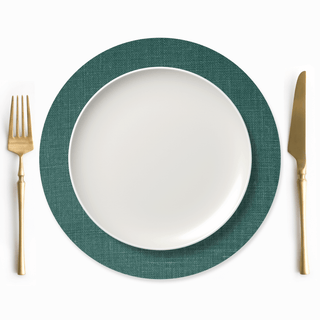 Forrest Green Linen Funda de Bajaplato