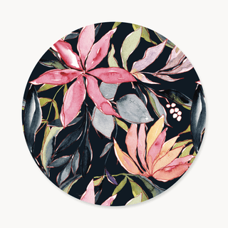 Flowers in Black Funda de Bajaplatos