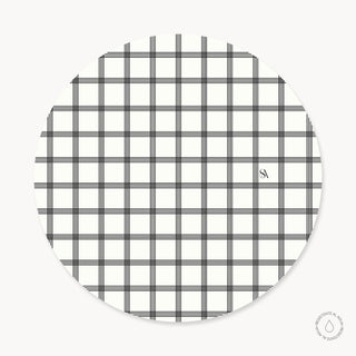 Ramona Black Checkers Funda de Bajaplatos Semi Impermeable