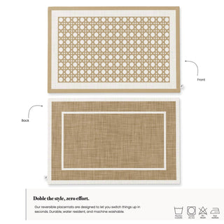 Individual Wheat Rattan / Set 2