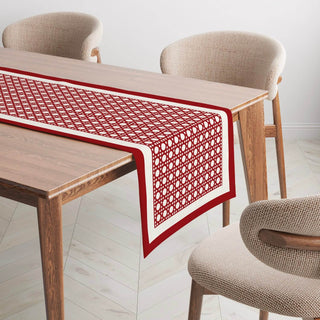 Camino de Mesa Dark Red Rattan