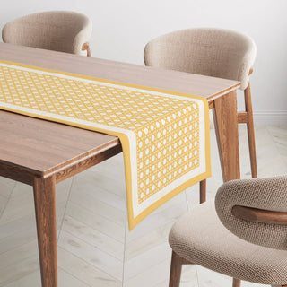 Camino de Mesa Flax Rattan