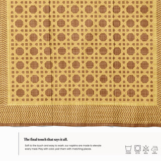 Servilleta Golden Camel Flax Rattan
