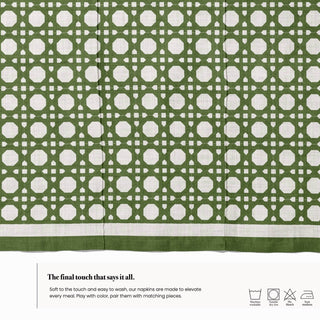 Servilleta Earth Moss Rattan