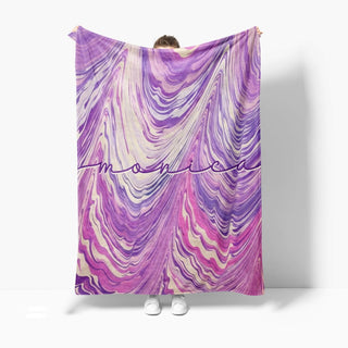 Cobija Personalizada Lilac Marble