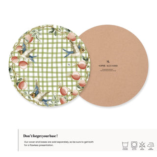 Funda de Bajaplato Green Orchard Garden