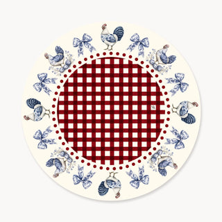 Funda de Bajaplato Red Farmhouse Toile