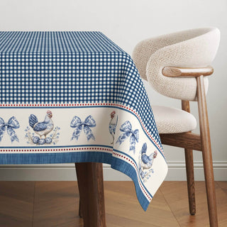 Mantel Blue Farmhouse Toile