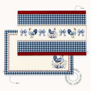 Individual Blue Farmhouse Toile / Set 2