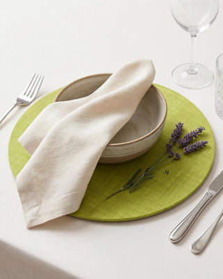 Funda de Bajaplato Lime Zest Linen