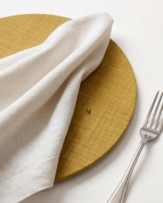 Funda de Bajaplato Harvest Mustard Linen