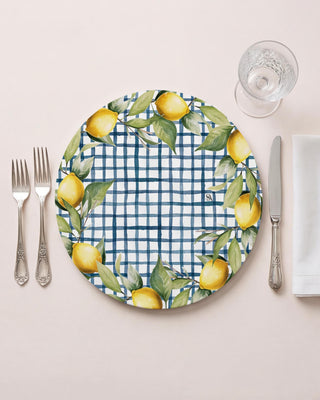 Funda de Bajaplato Blue Lemon Crown