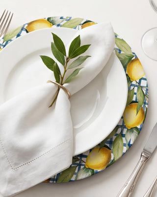 Funda de Bajaplato Blue Lemon Crown