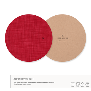 Funda de Bajaplato Cherry Linen