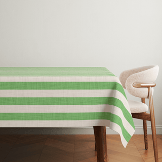 Mantel Spring Meadow Linen Stripes