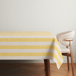 Mantel Flax Linen Stripes