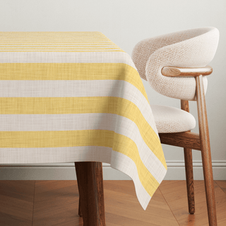 Mantel Flax Linen Stripes