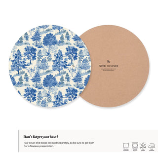 Funda de Bajaplato Azure Grove Indigo