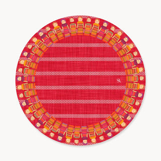 Funda de Bajaplatos Quitapenas Carmine Linen