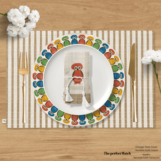 Individual Owl Vanilla Linen / Set 2