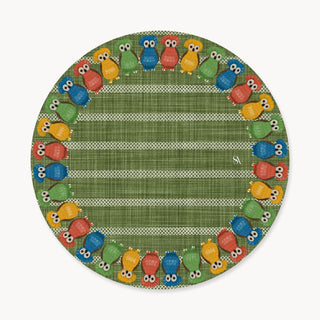 Funda de Bajaplato Owl Earth Moss Linen