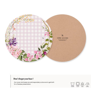 Funda de Bajaplato Watercolor Flower