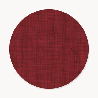 Funda de Bajaplato Dark Red Linen