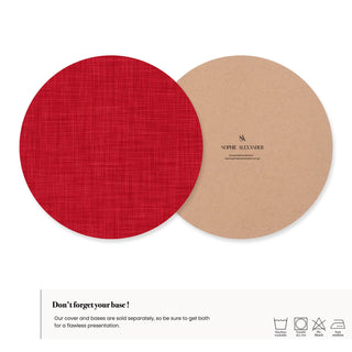 Funda de Bajaplato Cherry Linen