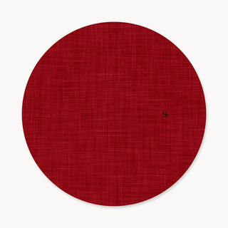 Funda de Bajaplato Dark Red Linen