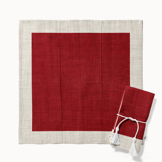 Servilletas Dark Red Linen
