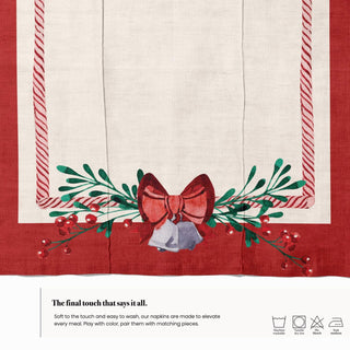 Servilleta Peppermint Bow