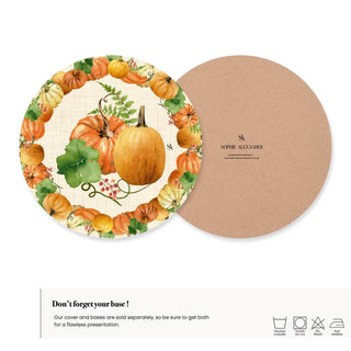 Funda de Bajaplato Pumpkin Harvest