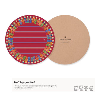 Funda de Bajaplato Red Worry Doll