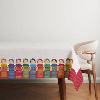 Mantel Red Worry Doll