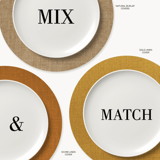 Gold Linen Funda de Bajaplato