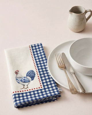 Servilletas Blue Farmhouse Toile