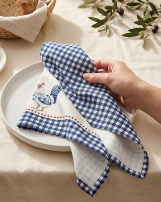 Servilletas Blue Farmhouse Toile
