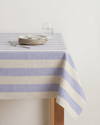 Mantel Hydrangea Linen Stripes