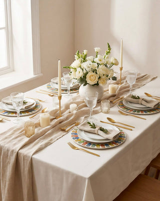 Funda de Bajaplato Tecolote Vanilla Linen