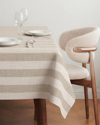 Mantel Soft Sand Stripes