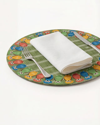 Funda de Bajaplato Tecolote Earth Moss Linen