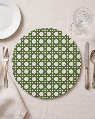 Funda de Bajaplato Earth Moss Rattan