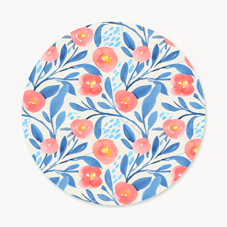 Poppy Flower Funda de Bajaplato Semi Impermeable