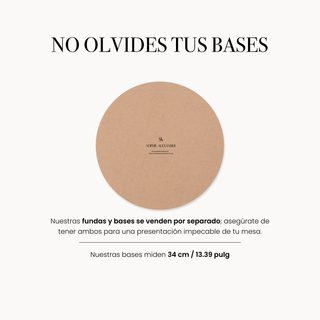 Ochre Linen Funda de Bajaplato