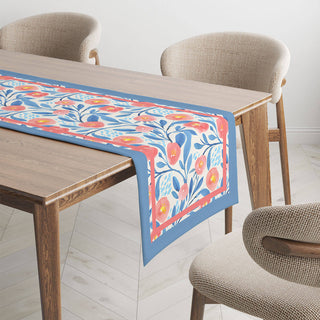 Camino de Mesa Poppy Flower 8 personas