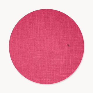 Cerise Pink Linen Funda de Bajaplato Semi Impermeable
